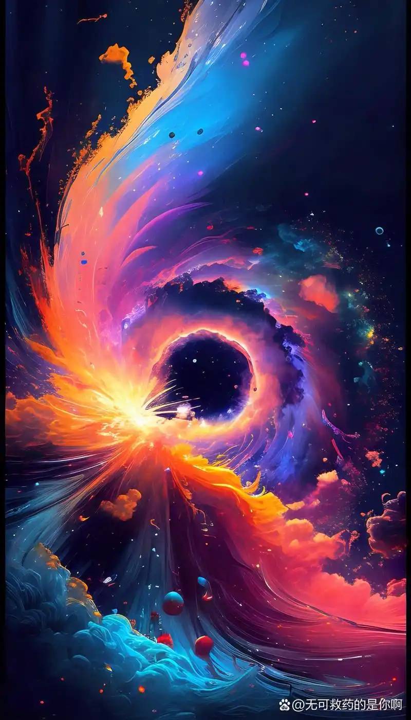 最美克莱因蓝丁达尔星空壁纸#壁纸