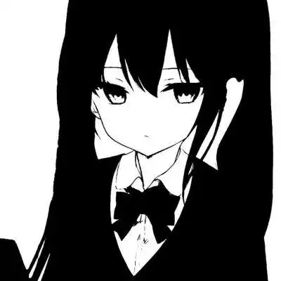 二次元黑白卡通动漫头像我要住进_卡通动漫头像_我要个性网