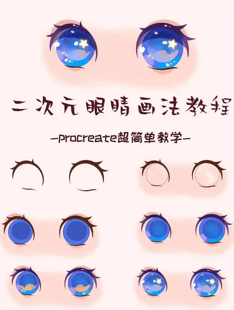 漫画眼睛入门教程很简单哦,家人们 - 抖音