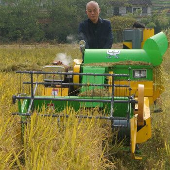 喜仕全自动农用联合小型稻谷农机水田微型小麦大型家用山地水稻收割机