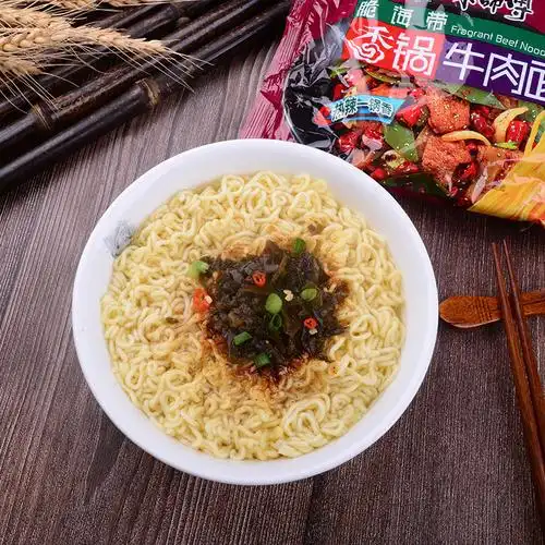 康师傅脆海带香锅牛肉面105g*5包/组