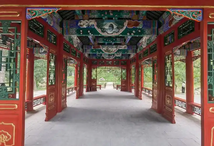 北京大兴区团河行宫遗址公园.