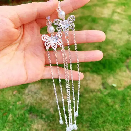 古代古装头饰长流苏汉服发簪古典古风公主发钗簪子步摇宫廷复古