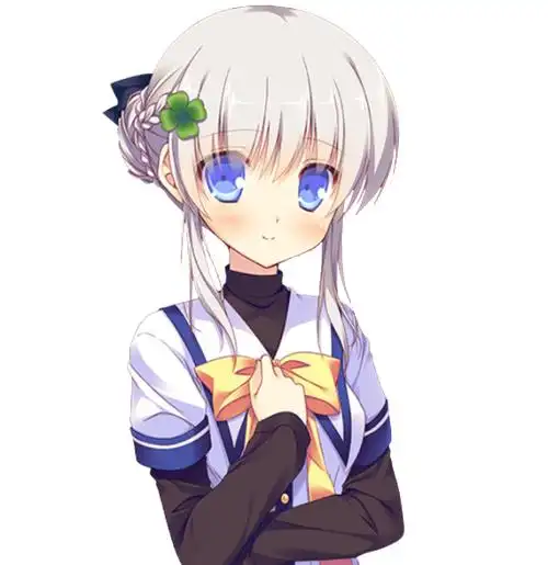 二次元动漫头像:自信十足的花季少女,对未来充满了希望和期待!