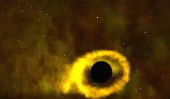 太阳也会陨落,nasa捕捉到黑洞吞噬恒星的画面,科学家:万年一遇