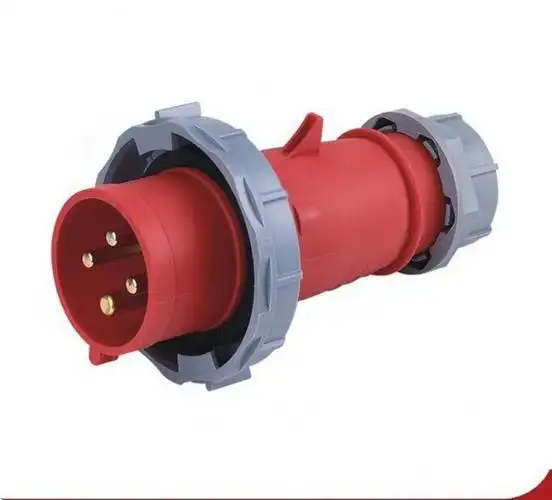 汉奈32a工业防水插头插座 地铁电源连接器 转换器 hn294 ip67包邮