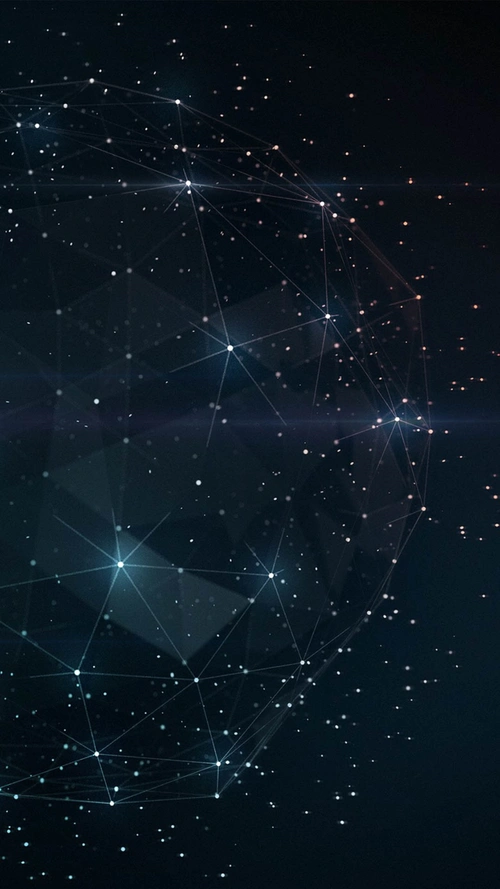 黑色科技光点h5背景