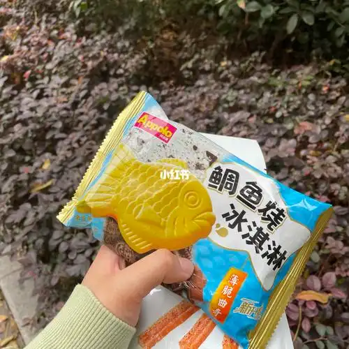 超级可爱的鲷鱼烧冰淇淋