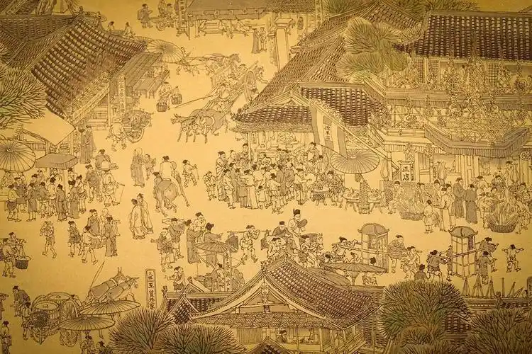 北宋风俗画《清明上河图》展示的街市