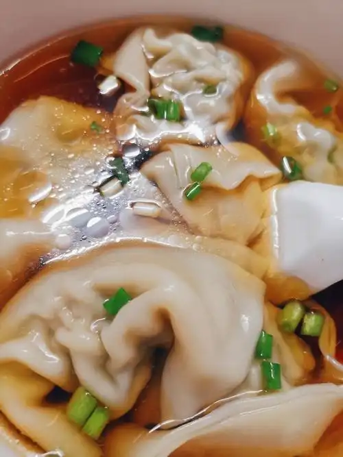 番茄西柚sweet做的上海荠菜大馄饨