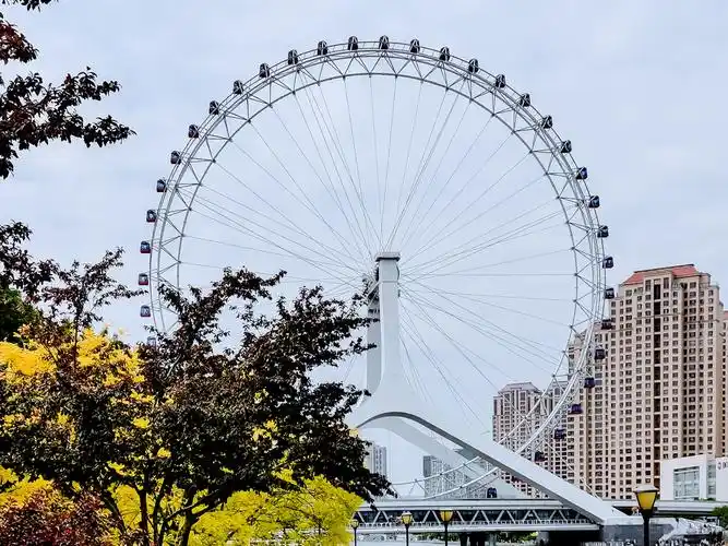 天津之眼白天到夜晚