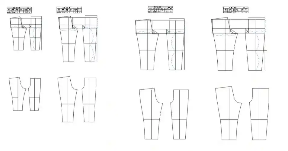 工装裤制版简直了