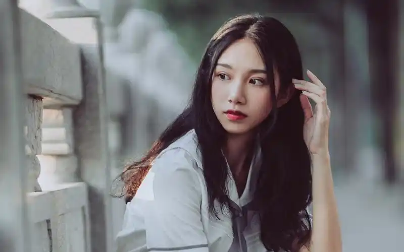 日系jk美女唯美高清桌面壁纸