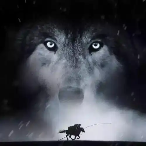 狼图腾狼的最凶狠锐利的武器就是它的上下四根狼牙,如果没有狼牙,狼