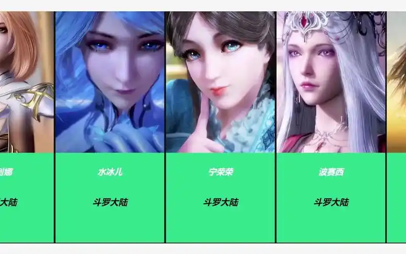 斗罗大陆美女大合集