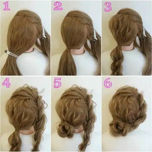 扎发|编发|教学|教程|图解|短发|长发|刘海|丸子头|森女|新娘|韩式