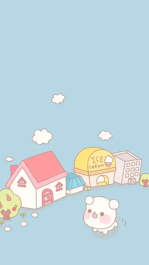 卡通 清新 平铺 男女 屏保 锁屏 高清 主题套图 情侣壁纸 ●▂