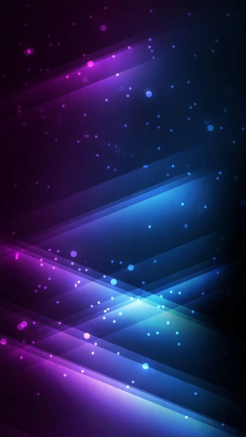 炫彩紫色蓝色光点h5背景