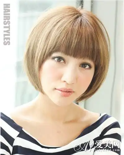 齐刘海适合什么脸型 最佳瘦脸发型【7】