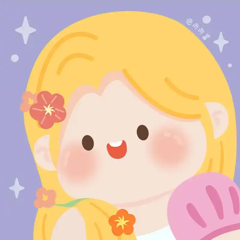 可爱肉嘟嘟公主头像 - 抖音
