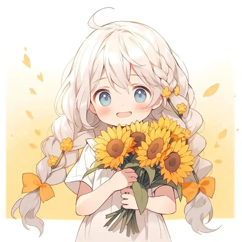 手捧花女生头像#动漫女头 #优质头像 #值得你长期不换的头像 - 抖音