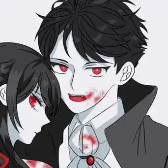 黑暗且不明显的恶魔情侣头像 情侣头像图片大全 -【爱个性】