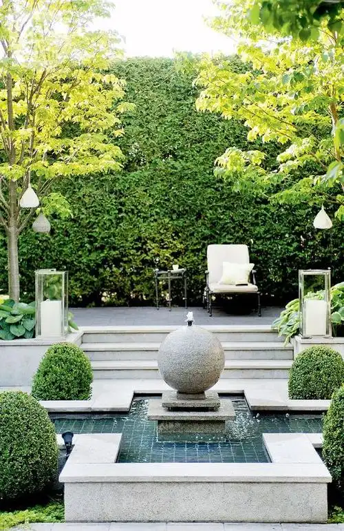 50款精致的庭院水景设计案例,做花园一定用得上