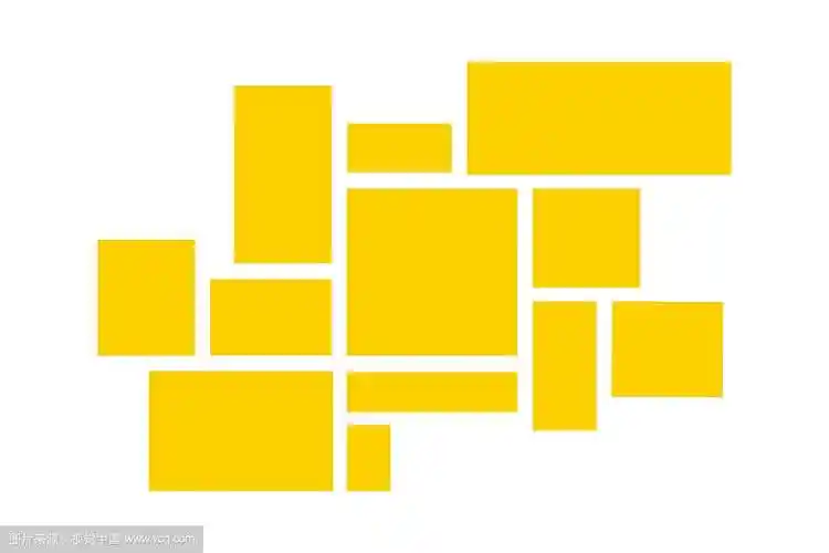 矢量框架的照片和照片,照片拼贴,照片拼图.模板拼贴框的照片或插图.