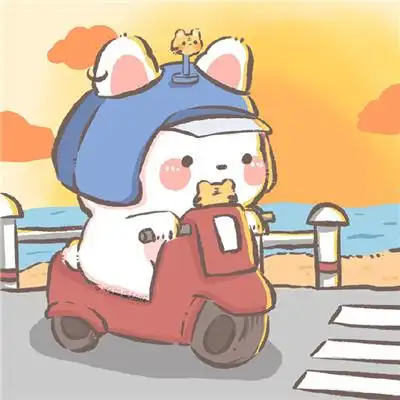 手绘简单好看的卡通情侣头像图片 最受欢迎时尚独特的微信情头_情侣