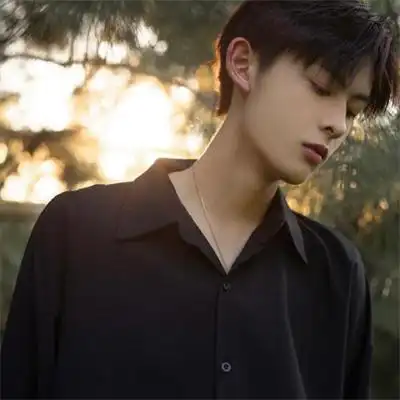 精致侧脸杀男生头像真人图片