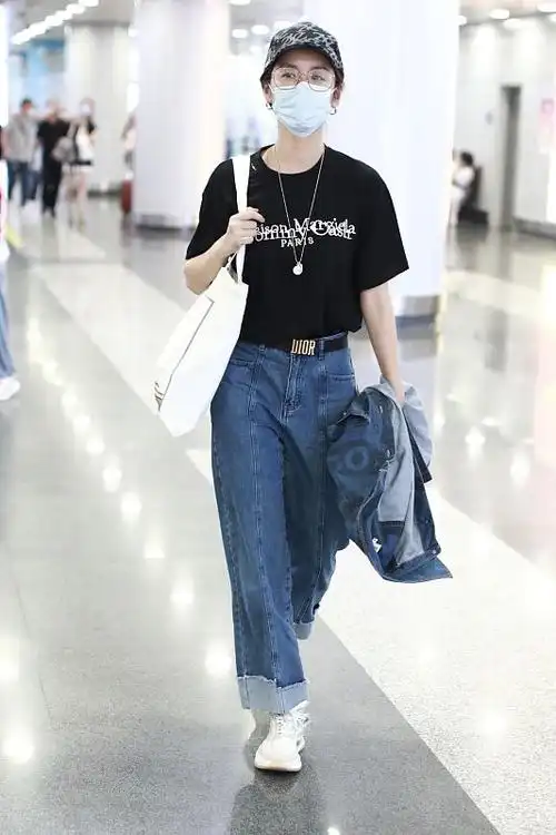 《天外飞仙"赛金"饰演者吕一,双麻花辫造型太可爱,清爽有活力|牛仔裤