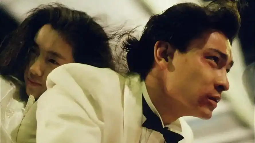 电影《天若有情》中的刘德华与吴倩莲(1990)