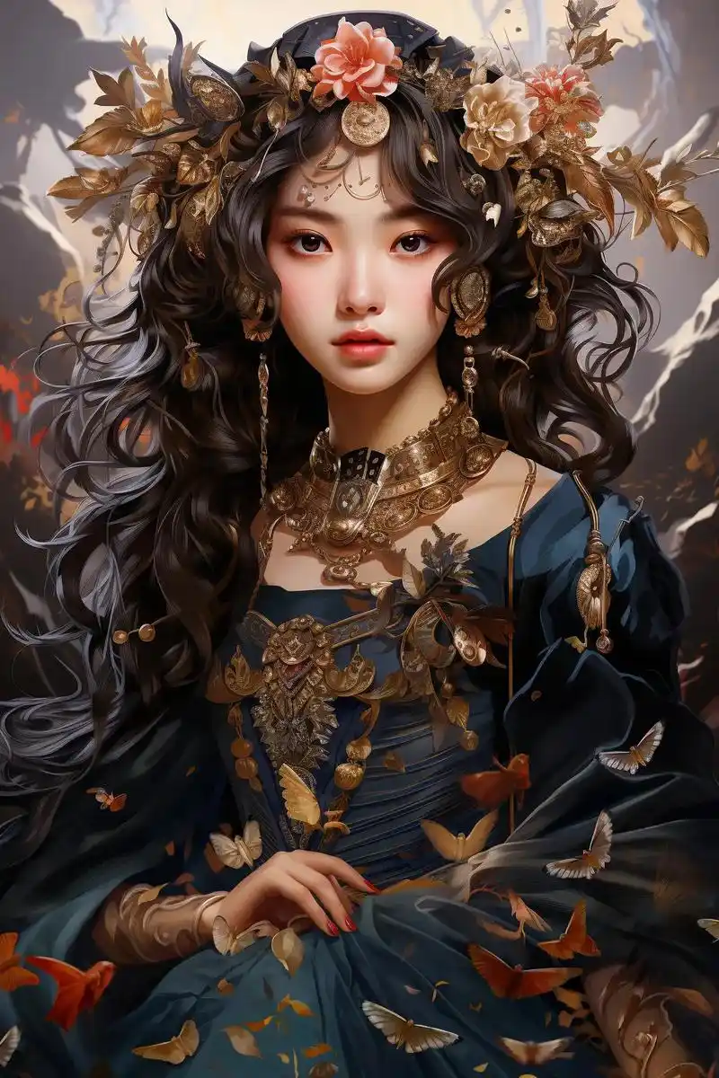 一组midjourney生成的同系列动漫角色插图,需要的点赞 - 抖音