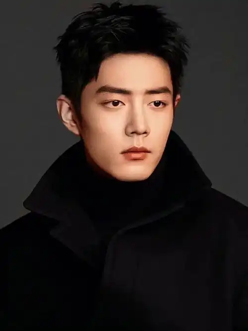 肖战  #黑色大衣