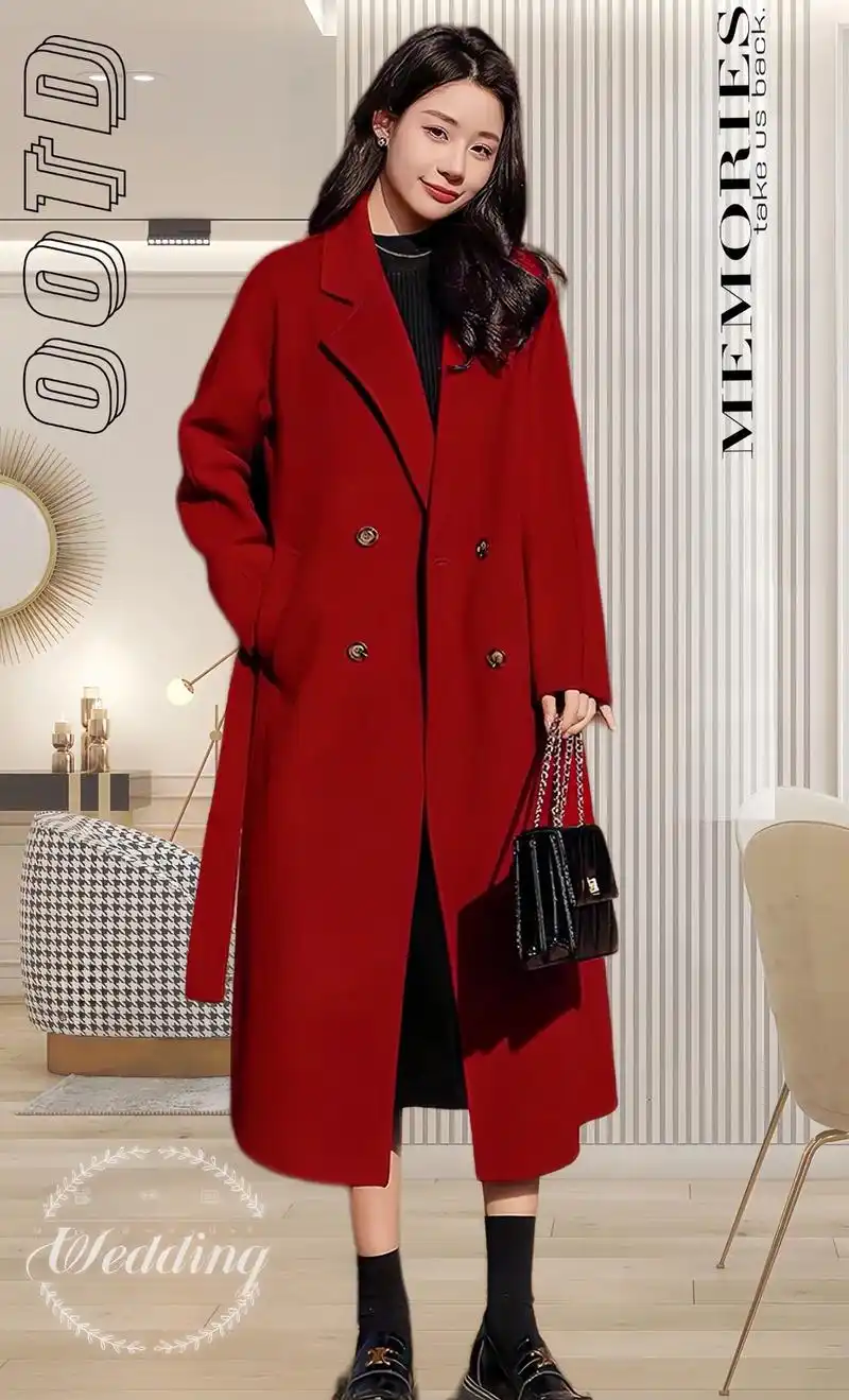 这件大衣性价比好高～过年年聚会就穿它!上身显瘦又保暖 - 抖音