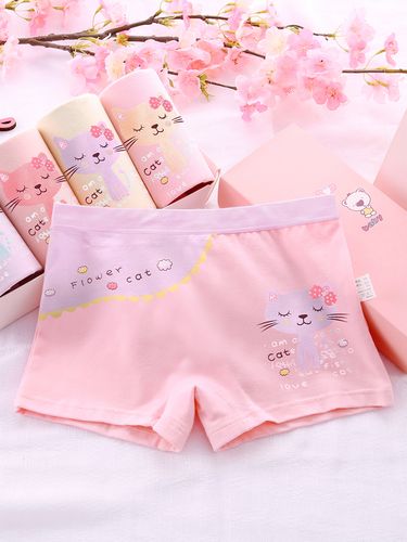 巴拉巴拉官网正品女童儿童内裤纯棉平角小女孩短裤全棉5小童7不夹