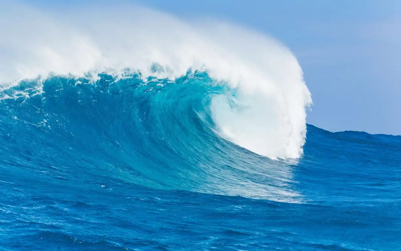 唯美海浪图片自然风景桌面壁纸