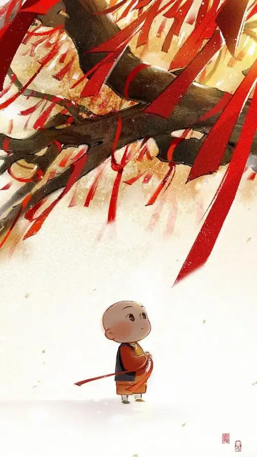 一禅小和尚全屏 一禅小和尚禅定-图片大观-奇异网