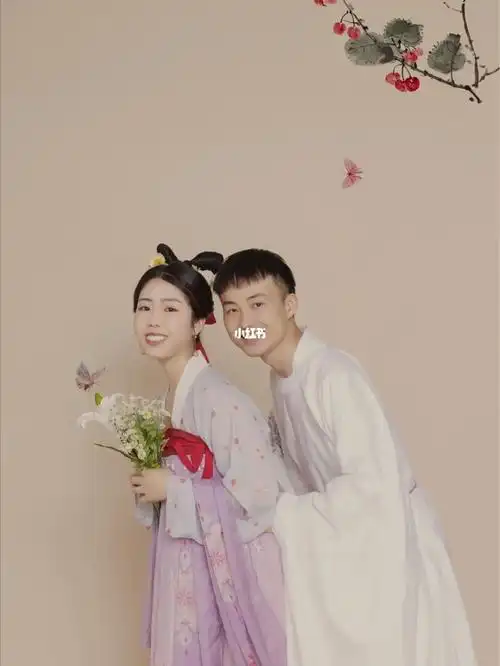 古装情侣拍照