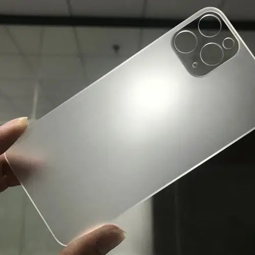 ag玻璃厂家 ag磨砂钢化加工手机后盖板玻璃