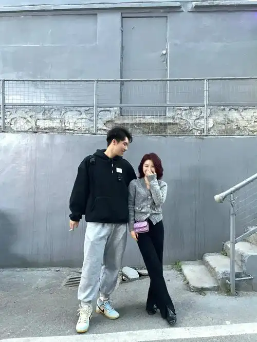 155和181情侣穿搭记录我们的爱情ootd