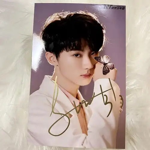 马嘉祺笔签名照片时尚周边非印刷爱豆照亲笔签名 小马10【图片 价格