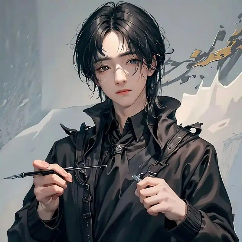 黑发清冷男生头像61猜猜是哪个学院的学长呢