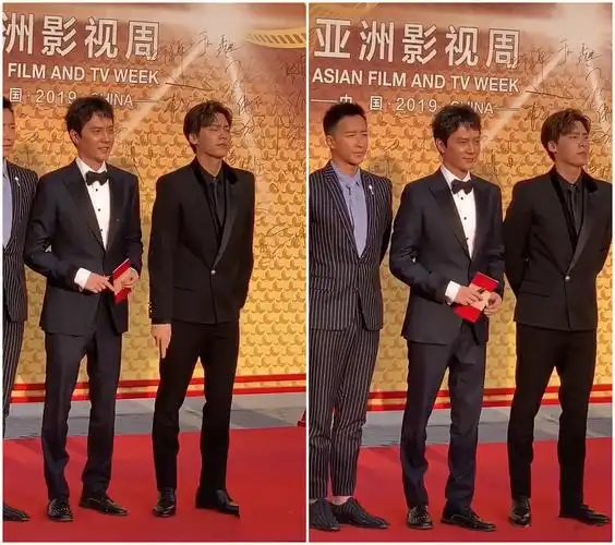 其实冯绍峰的身高也算是很标准了,只是新生代的明星特别是小鲜肉们