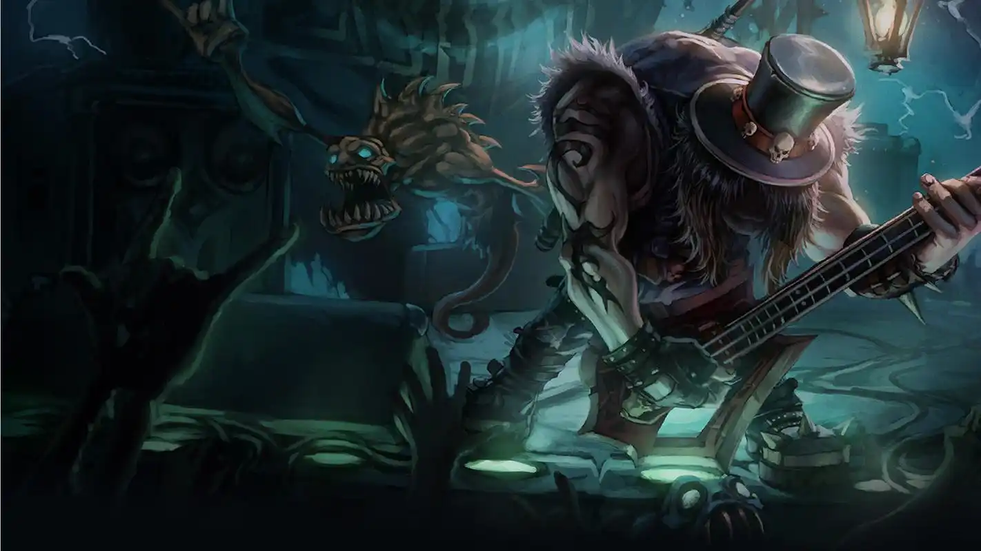 lol英雄联盟掘墓者约里克精美皮肤高清电脑壁纸