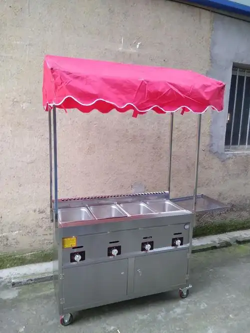 油炸锅小吃车商用关东煮摆摊推车夜市流动铁板烧臭豆腐早餐