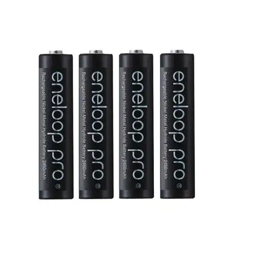 爱乐普7号充电电池组950毫安4节 鼠标遥控器黑色aaa电池行货