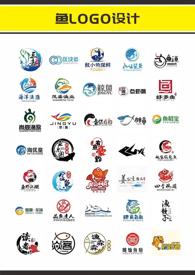 鱼logo设计.鱼logo设计怎么做#鱼logo设计 #鱼l