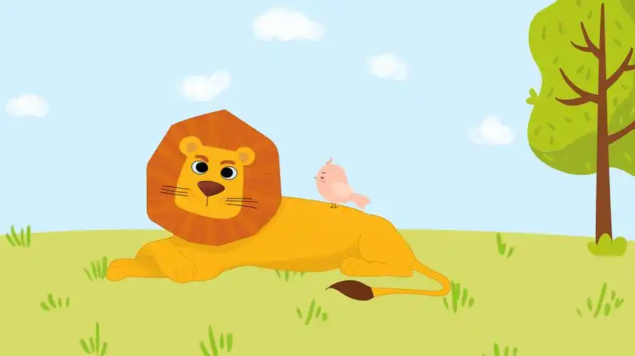 狮子|插画|儿童插画|阿桃尔 - 原创作品 - 站酷 (zcool)