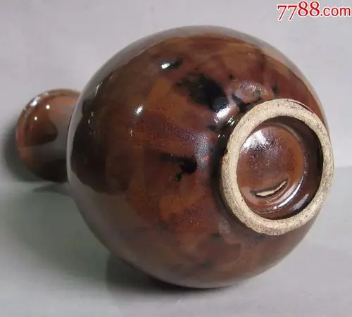 宋代紫金釉窑变玉壶春瓶